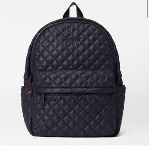 MZ Wallace Black City Metro Backpack-XS